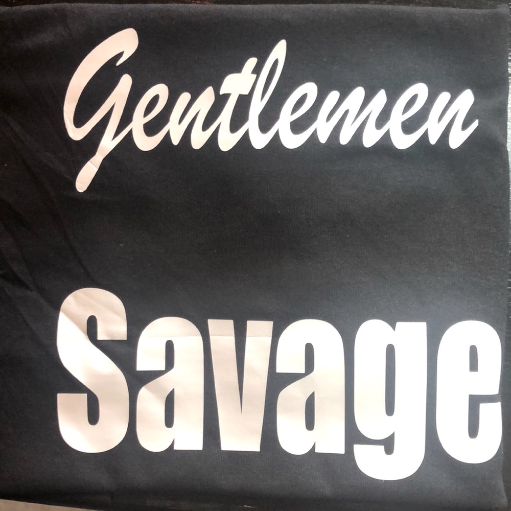 Custom Print T-Shirt “Gentlemen Savage”
